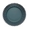 MATTE TEAL 6 Matte 13" Sunflower Design Plastic Dinner CHARGER PLATES